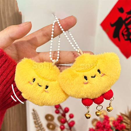 禮品訂造元寶公仔吱吱叫鑰匙扣掛件紀念品