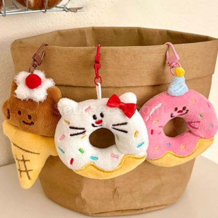 禮品訂造卡通甜品公仔鑰匙扣掛件紀念品