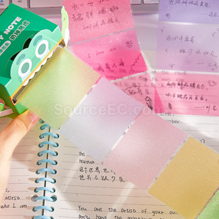 禮品訂造抽拉式透明便條紙Memo紙紀念品