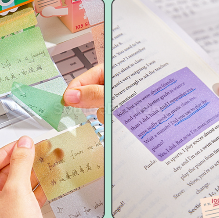 禮品訂造抽拉式透明便條紙Memo紙紀念品