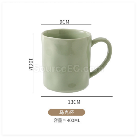 禮品訂造奶油風陶瓷杯紀念品
