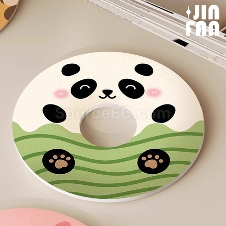 禮品訂造甜甜圈圓形矽藻泥杯墊紀念品