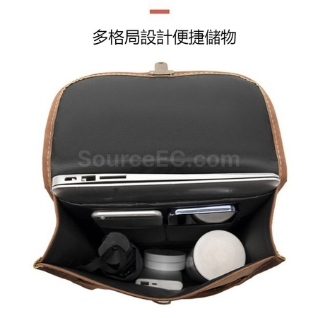 禮品訂造日韓風優雅電腦PU磨砂雙肩包紀念品