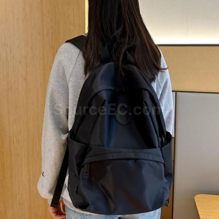 禮品訂造通勤電腦牛津大容量防水休閒雙肩包紀念品