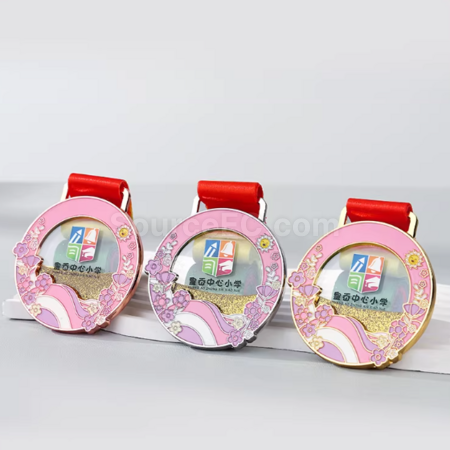 禮品訂造流沙金屬獎牌紀念品