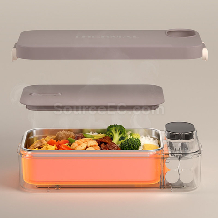 禮品訂造智能加熱保溫不鏽鋼飯盒紀念品