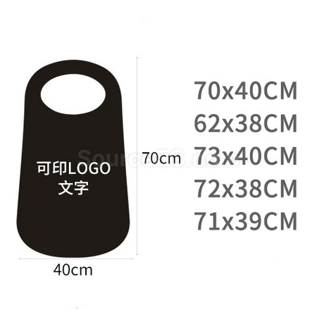 禮品訂造無綁帶一次性圍裙紀念品