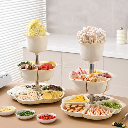 禮品訂造旋轉火鍋備菜盤紀念品