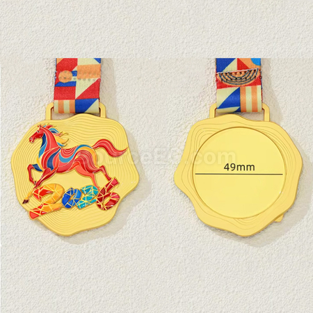 禮品訂造馬年金屬獎牌紀念品