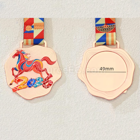 禮品訂造馬年金屬獎牌紀念品