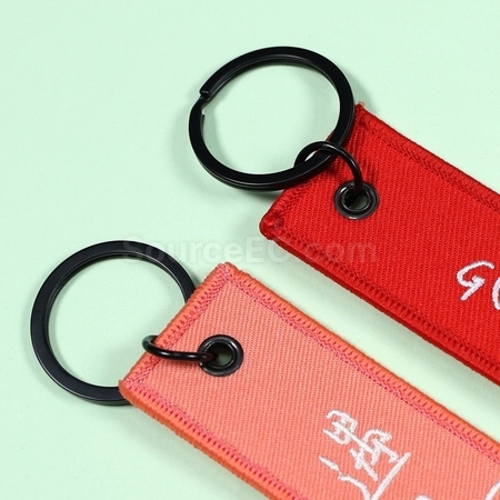 禮品訂造可定制刺繡鑰匙扣紀念品