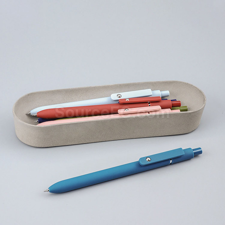 禮品訂造低重心鋼珠筆夾中性筆紀念品
