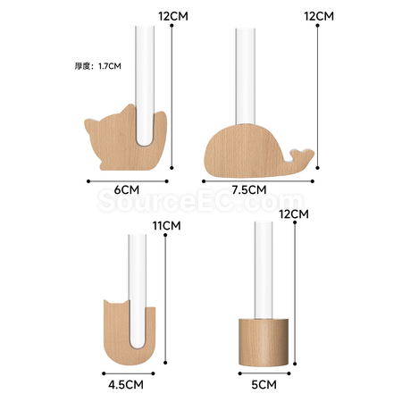 禮品訂造原木冰箱貼花瓶紀念品