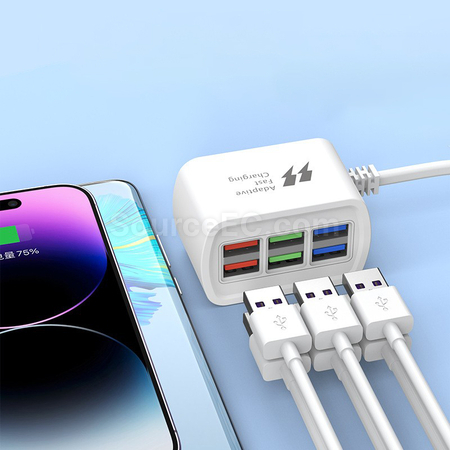 禮品訂造便攜桌面多口充電器紀念品