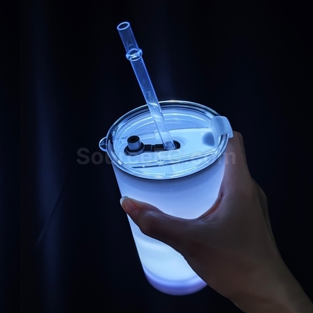 禮品訂造發光吸管杯紀念品
