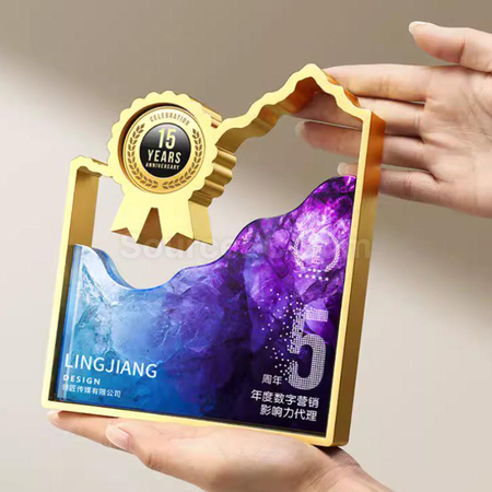 禮品訂造水晶獎座紀念品