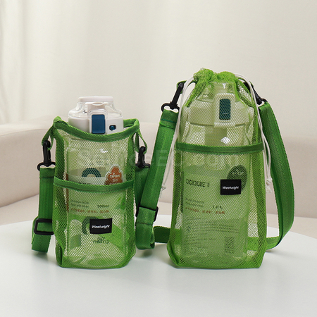 禮品訂造網布可斜挎杯套紀念品