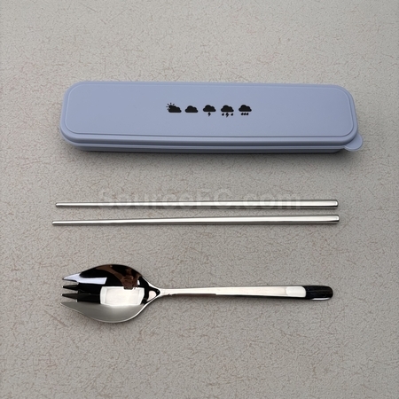 便攜可重用餐具 | 筷子套裝 | 環保餐具套裝 | 環保棉袋木製餐具套裝 | 不銹鋼環保餐具