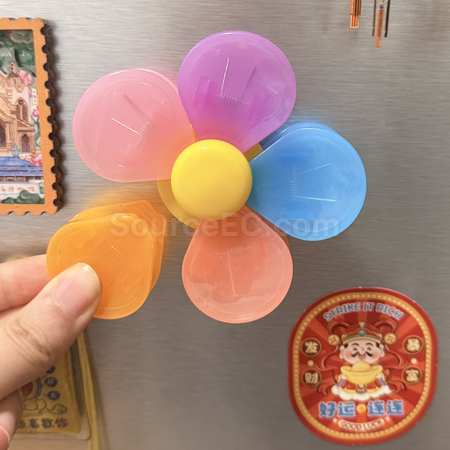 禮品訂造冰箱貼花朵封口夾紀念品