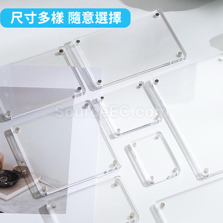 禮品訂造亞克力小卡照片相片相框冰箱貼紀念品