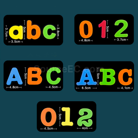 禮品訂造EVA字母數字冰箱貼紀念品
