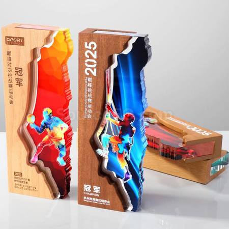 禮品訂造創意木獎座紀念品