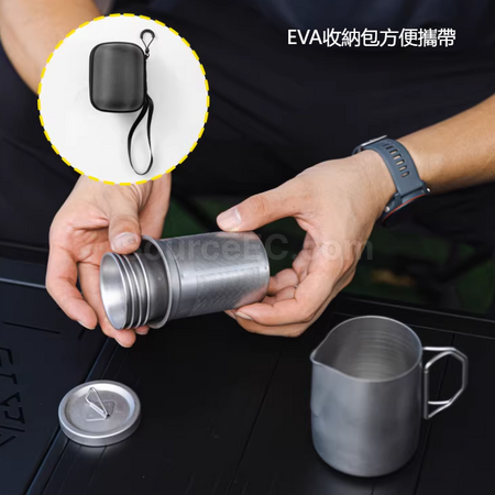 禮品訂造戶外304不鏽鋼茶具旅行便攜套裝紀念品