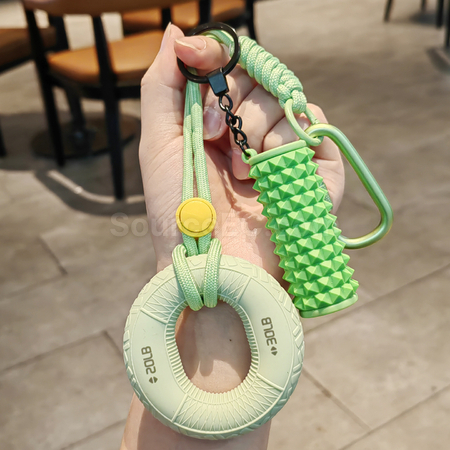 禮品訂造握力器+滾軸解壓鑰匙扣掛件紀念品