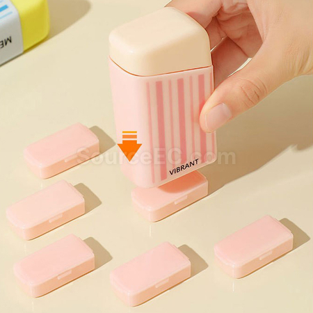 禮品訂造趣味便攜獨立分裝藥盒紀念品