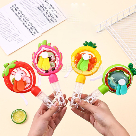 禮品訂造手壓泡泡風扇紀念品