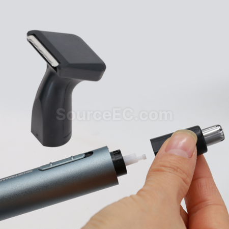 禮品訂造金屬鋁管電動鼻毛修剪器紀念品