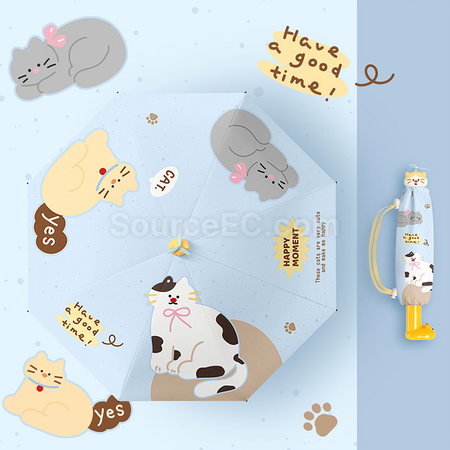 禮品訂造小猫晴雨傘紀念品