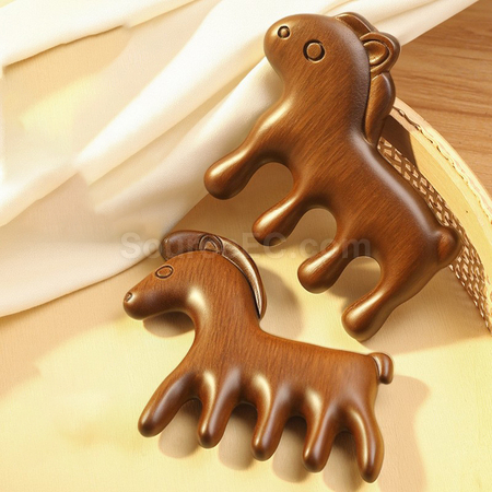 禮品訂造可愛小馬按摩梳紀念品