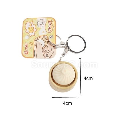 禮品訂造趣味減壓按鍵鑰匙扣紀念品