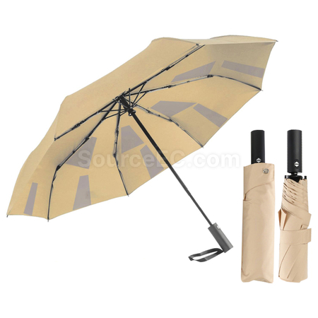 禮品訂造三摺自動8k易收雨傘紀念品