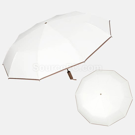 禮品訂造手提式撞色彩膠自動傘紀念品