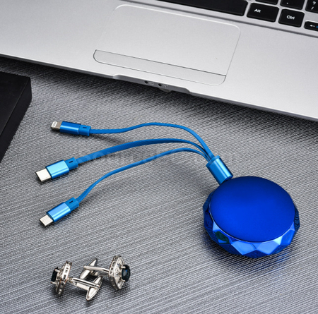 禮品訂造三合一充電線紀念品