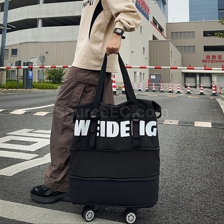 禮品訂造旅行可伸縮帶輪滑旅行袋紀念品