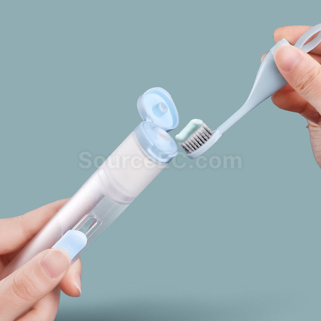 禮品訂造旅行用牙刷牙膏一體組合紀念品