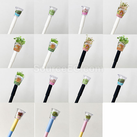 禮品訂造迷你盆栽長草筆紀念品