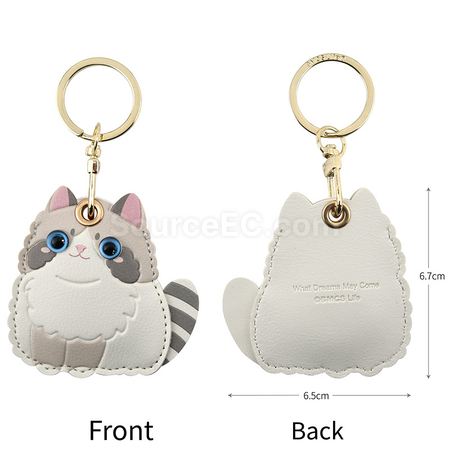 禮品訂造貓咪門禁卡套鑰匙扣掛件紀念品