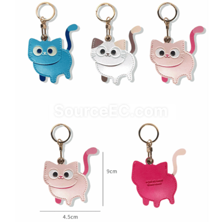 禮品訂造貓咪門禁卡套鑰匙扣掛件紀念品