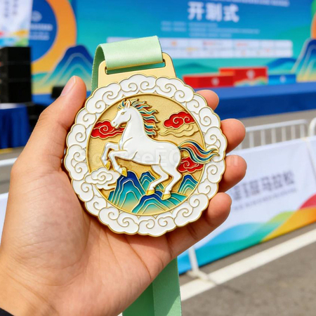 禮品訂造馬年金屬獎牌紀念品
