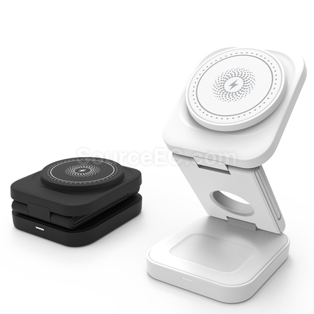 禮品訂造三合一磁吸無線充紀念品