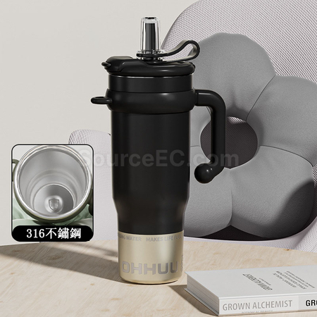 禮品訂造大容量不鏽鋼吸管保溫杯紀念品