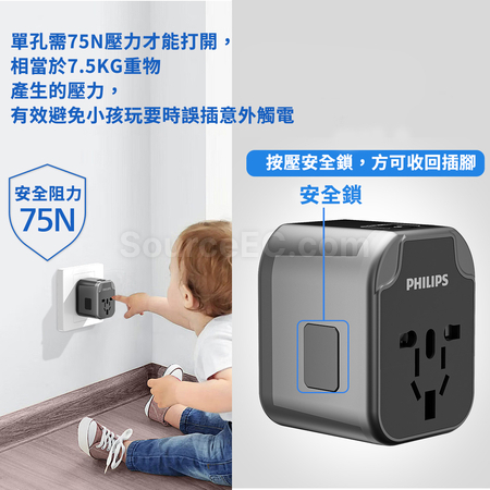 禮品訂造Philips旅行轉換插座紀念品