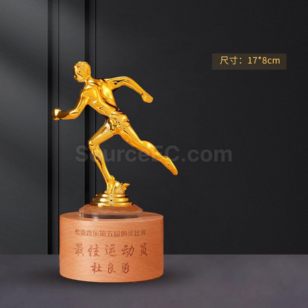 禮品訂造木製金屬獎座紀念品