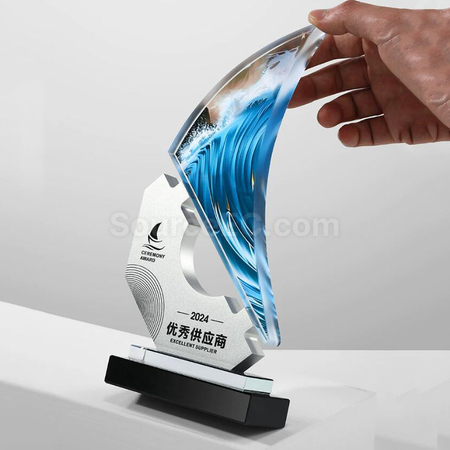 禮品訂造水晶獎座紀念品