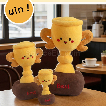 禮品訂造趣味毛絨獎盃紀念品