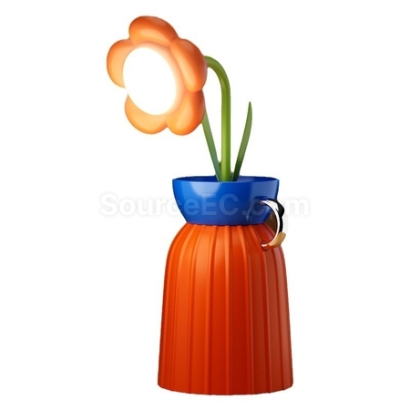 花朵檯燈擺件
